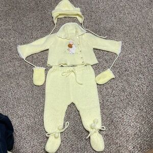 Vintage 70s 4 pc handmade winter set